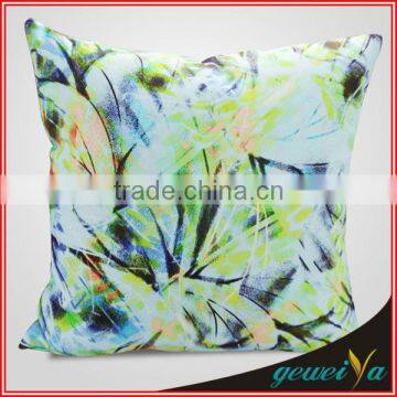 Custom Cotton Flower Digital Printing Cushion Pillow