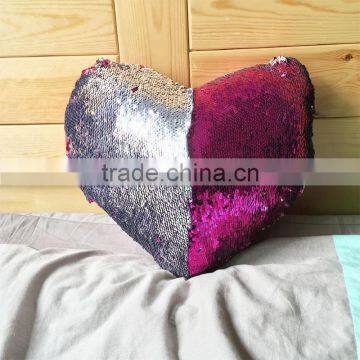 Mermaid Pillow Cases Magical Color Changing Sequin Throw Pillow Cover Magic Cushion photo-2