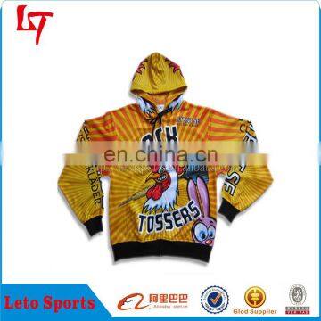 Factory price fashional style hoodie jersey custom sublimation printing