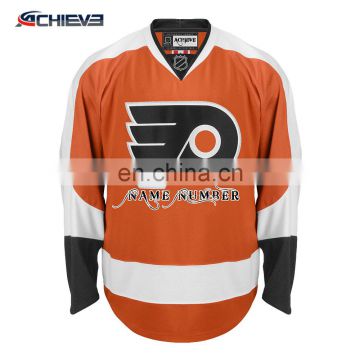 wholesale custom hockey gear sublimated team roller hockey jerseys club game hockey wear socks