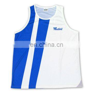 wholesale custom wonderful sublimation sleeveless shirt of basketball