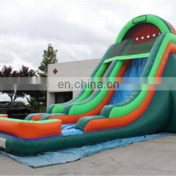 Paypal Accepted 0.55mm pvc tarpaulin giant inflatable water slide