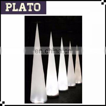 2.5mH clear plastic cone for sale/custom flashing inflatable cone for event