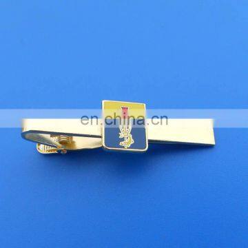 custom personalized logo hard enamel tie tack clips metals for gifts