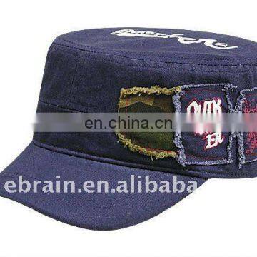 Blue Jean Army Cap