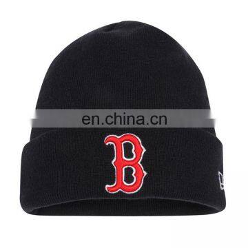 Customized winter wool knitted sports beanie cap