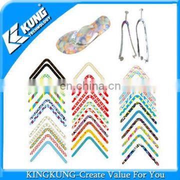 New design PVC plastic super clear decorative film for PVC V strap 2014