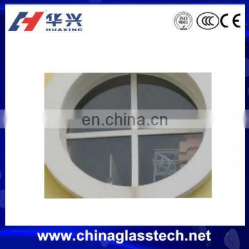 New Pattern Glass Window UPVC Fixed Round Window