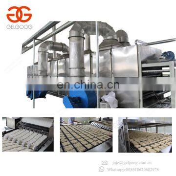 Chinese Commercial Electric Fried Noodle Production Line Making Machine For Instant Noodle