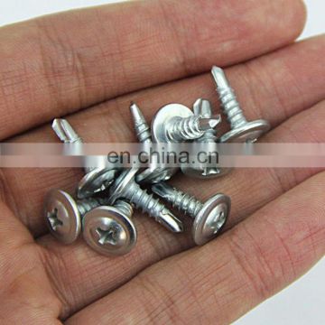 Galvanized Button Head Truss Wafer Head Self Drilling Screw