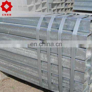 building material hollow tube fence thin wall Q235 Hot dip zinc coated GI galvanized square