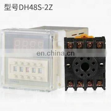 DH48S-2Z Digital Time Relay High Precision AC220VDC24V12V Timer With Base photo-3