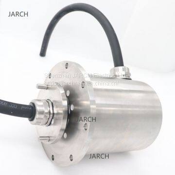 IP68 flange mounted Waterproof operation underwater working Slip Rings