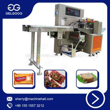 Automatic Pillow Type Packing Packaging Machine For Biscuit & Energy Bar Packaging