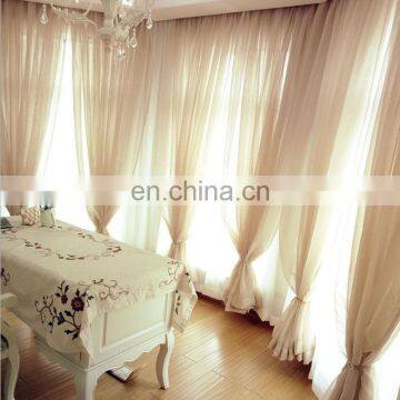 Bedroom,living Room Pure Color Polyester Window Curtain, Fabric Soft With Ten Colors photo-2