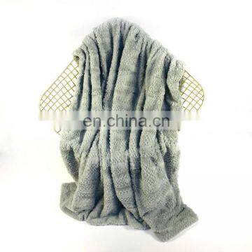 Hot Sale Factory Supply Super Soft Plush Faux Lamb Fur Throw Blanket In China photo-6