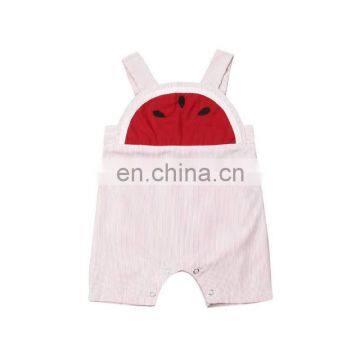 2019 Baby Summer Clothing Newborn Infant Baby Girl Boy Watermelon Stripe Romper Sleeveless Overalls Outfits Playsuits 0-24M photo-5