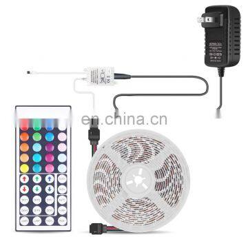 LED Strip 2835 Multi-Color Kit RGB Led Light Tape DC12V Waterproof Flexible LED Light Flexible with remote Supply for Indoor