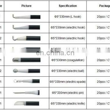 Geyi Laparoscopic Instruments Coagulation Instruments Monopolar Electrode L Hook Spatular Factory Direct photo-2