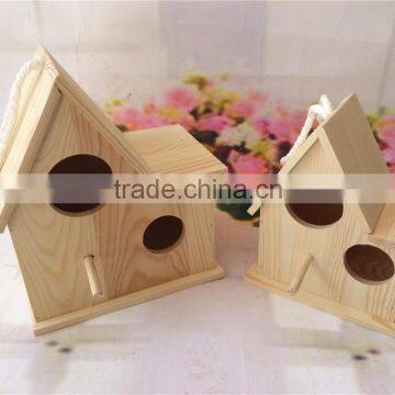 Wooden bird houses outdoor