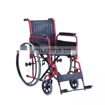 Cheapest Best Price Steel Manual lightweight Wheelchair for Disable Elderly