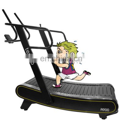 Chinese gym equipment manual curved treadmill fitness running machine commercial curved treadmill gym equipment for gym use