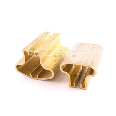 Customized Extruded Brass Profile Brass Staircase Handrail photo-2