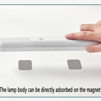 LED Human Body Sensor Night Light USB Charging Wireless Night Light Smart Motion Sensor Bedside Wardrobe Cabinet Lamp For Home photo-5
