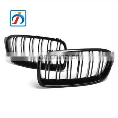 Double Slat Line 3 Series F35 F30 Glossy Black Front Grille 51137255411