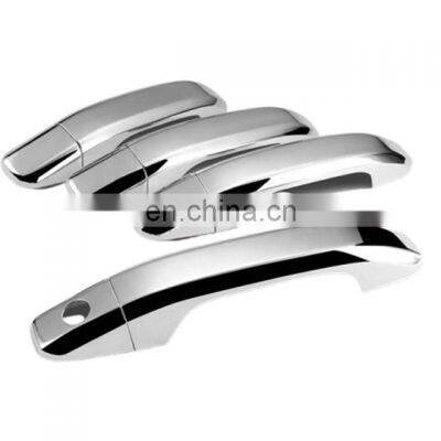 ABS Chrome Car Door Handle Cover for Chevrolet Silverado Exterior Auto Accessory 2015-2018