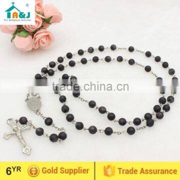 Souvenir rosary cheap with metal cross charm