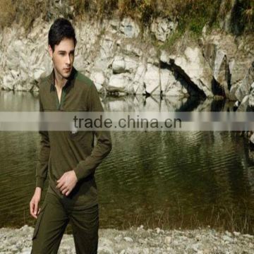 olive green clothes made in xinxiang garment factory