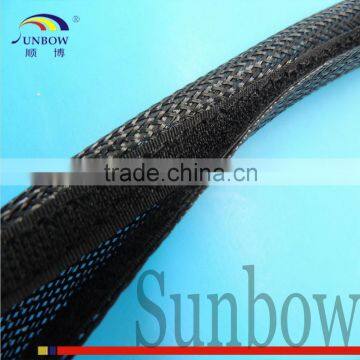 SUNBOW High Quality Flexible,Semi-Rigid, Split Self-Wrap Braided Sleeving photo-5