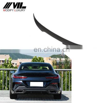 Modify Luxury 8Series Carbon Fiber Car Rear Wing for BMW G16 F93 M8 Gran Coupe Sedan 4-Door 2018-2021