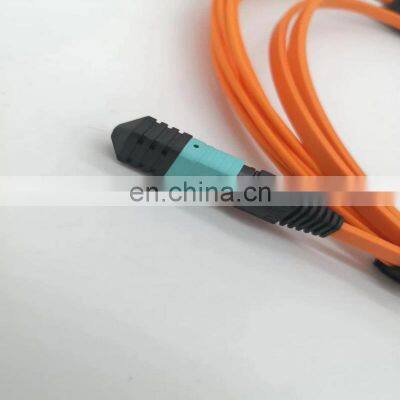 Optical Ribbon 900um Pigtail Patch Cord Cable 12 Cord Fan Out Mpo Fiber Optic Patchcord photo-3