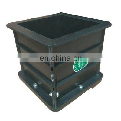 150Mm Hight Quality Concrete Cube Testing Plastic Mould Detachable Plastic Concrete Mould