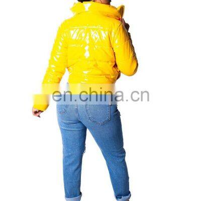 Оптовая продажа женских блошистых курток S-4XL H88 под заказ, женская отражательная одежда, женская пуховая блошистая куртка с воротником-стойкой, стройная куртка photo-4