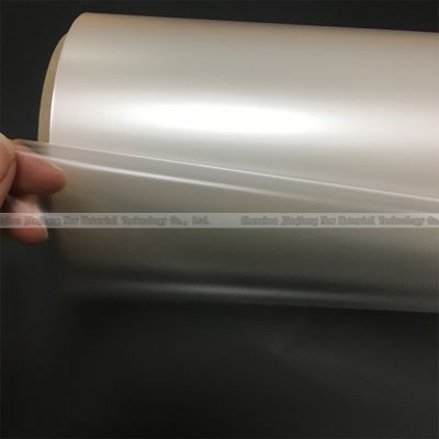 Материал для ламинирования пленки на поверхности упаковочных коробок - рулон антицарапинной полуподматовой ламинирующей пленки BOPP photo-3