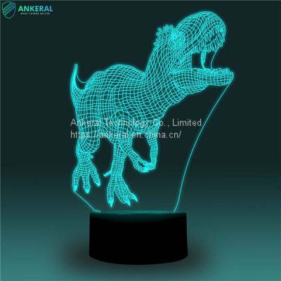 Dinosaur 3D LED Night Light APP Control 3D LED Night Lamp photo-2