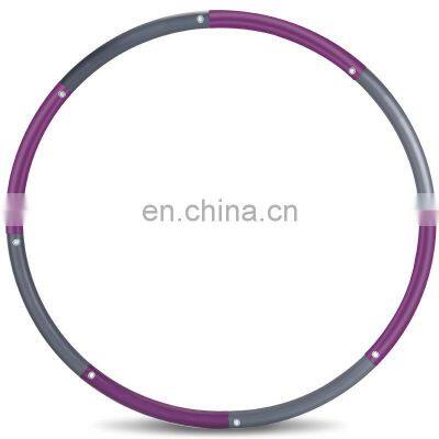 Weighted Hula Hoops Adult Weight Loss Waist Training Detachable Smart Hula Ring Hoops photo-3