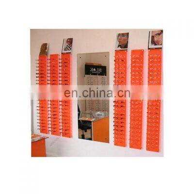 eyewear store custom acrylic mounted optical eyewear display