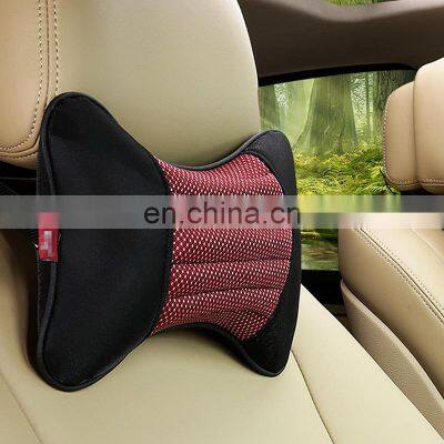 2pcs/set car neck pillows Cassia seed headrest Breathable fit for most cars filled fiber universal car pillow