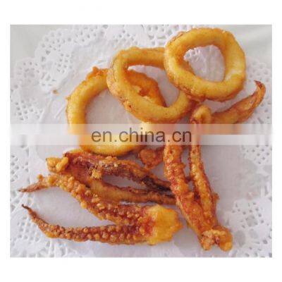 Popular seafood snacks frozen breaded squid slice