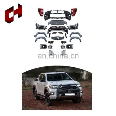 CH New Arrival Auto Modified Bumper Guard Grilles Engine Hood Side Skirt Rear Lamp Full Kits For Toyota Hilux 2015-20 To 2021