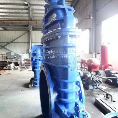 DN1200 Large Size Non-Rising Stem Resilient DIN Gate Valve (IGAXRF-NRSS) photo-5