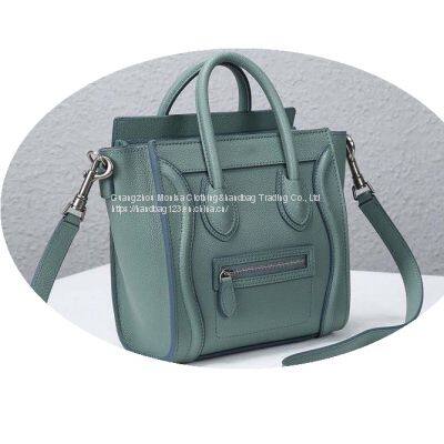 High Version First Layer Cowhide Smiley Bag Nano Catfish Bag Small Fashion All-Match Handbag Diagonal One-Shoulder Women's Bag photo-4