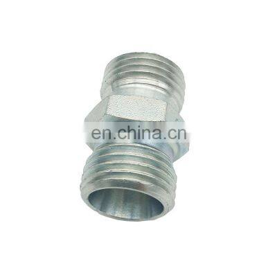 China suppliers straight female press tube compression union fittings double ferrule fittings male connector