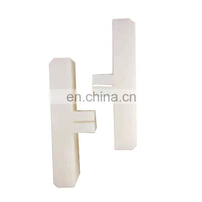 Plastic manufacturers UHMWPE engineering plastic profiled parts Conveyor parts Custom pom cushion block