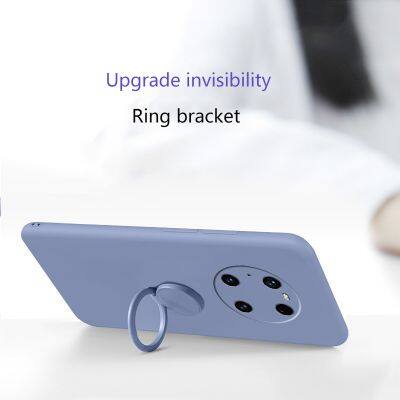 Best Sellers Universal Waterproof Mate 30 40 50pro Mobile Phone Case Liquid Silicone Ring Holder For Huawei P20 40 50pro Nova6 7 photo-4