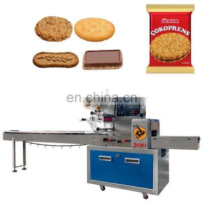 Pillow Type Horizontal Biscuit Packing Machine Cookies Chocolate Bar Pillow Packaging machine